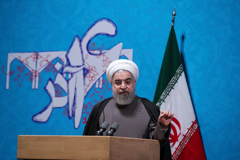 Iranian president suggests he won't 'let' Trump toss out controversial nuclear deal