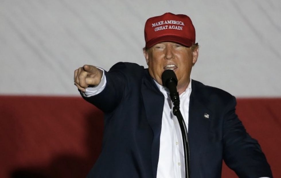 College's 'Social Justice League' enraged after 'Make America Great Again' scrawled in wrong spot