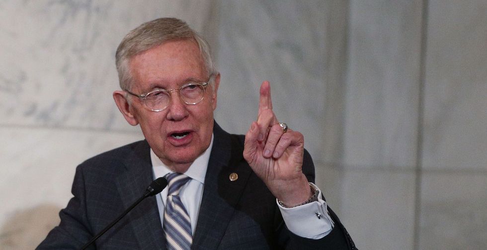 Harry Reid reconsiders Trump: ‘He’s not as bad as I thought’