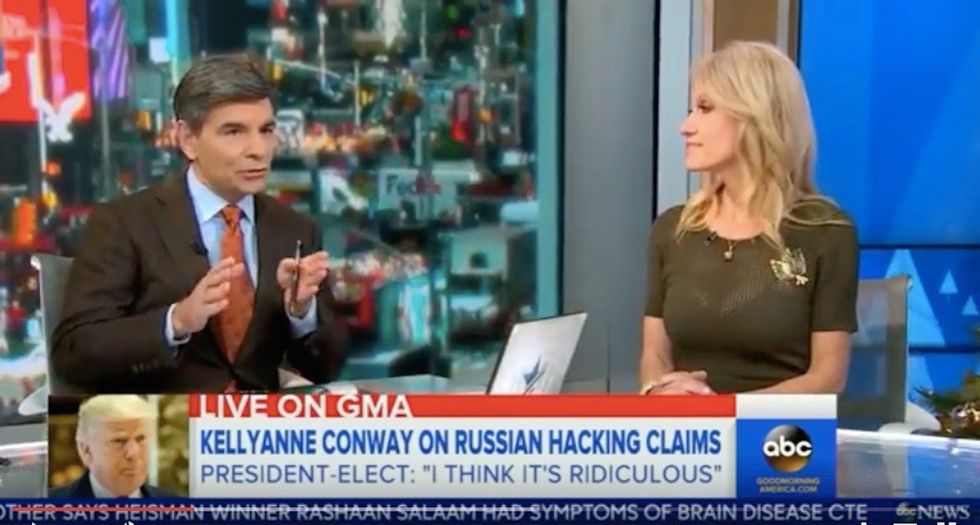 Watch: Kellyanne Conway defends Trump's criticism of CIA hacking report