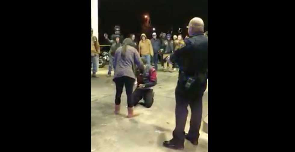 Man enlists police to help him propose to his girlfriend in scheme to promote unity