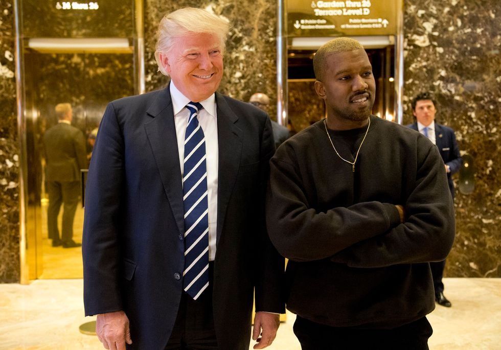Trump holds surprise meeting with Kanye West and people are not happy about it