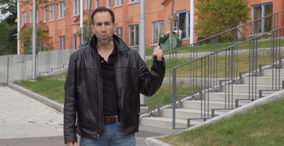 Filmmaker claims to have been brutally attacked when he entered Sweden’s so-called ‘no-go zone’
