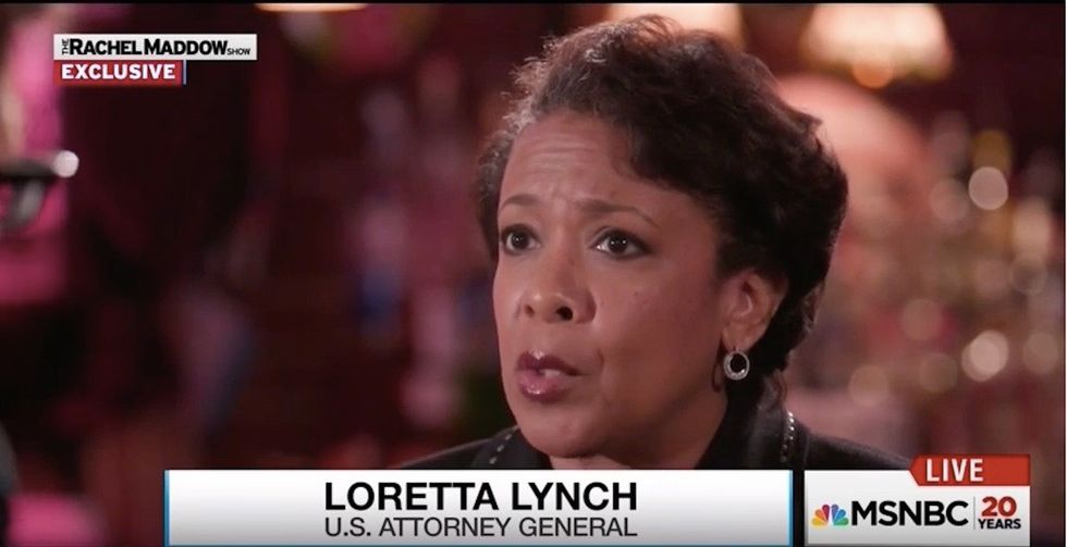 Loretta Lynch tells Maddow: 'There's no process' for a blanket pardon for DREAMers
