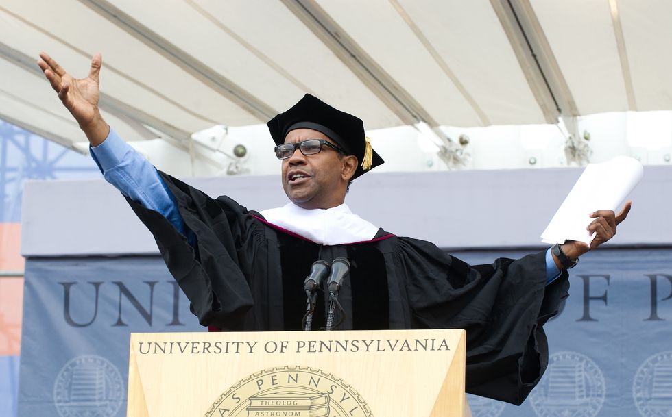 After slamming the MSM, Denzel Washington celebrates his childhood librarian's 99th birthday