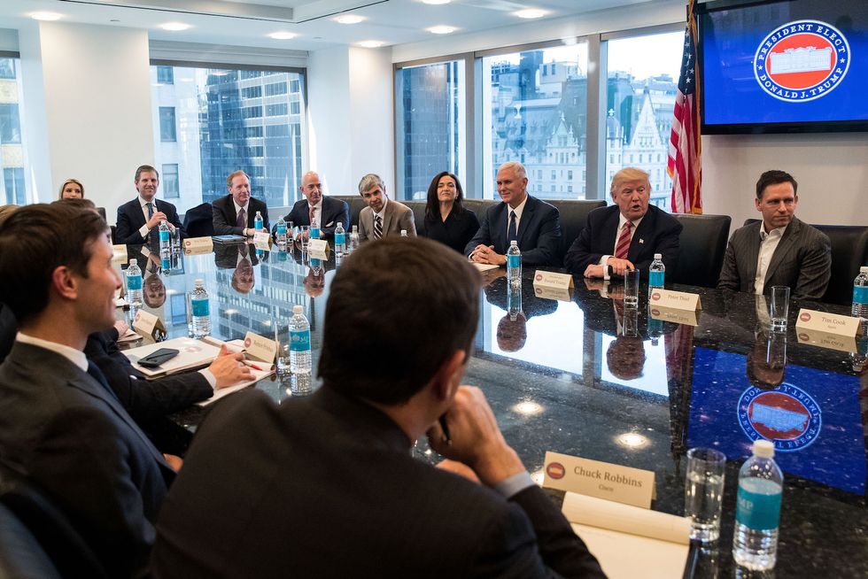 Trump team denies disinviting Twitter from tech meeting over #CrookedHillary emoji