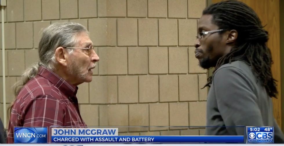 See what happens when Trump supporter, man he punched at Trump rally meet in court