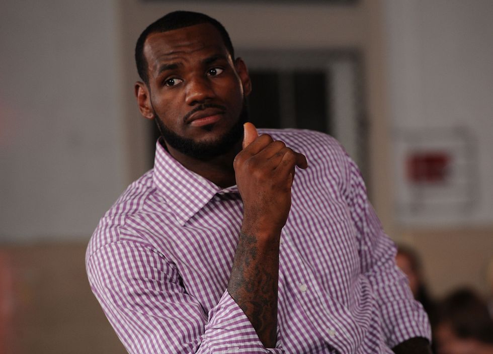 Is LeBron James making a political statement on this latest Sports Illustrated cover?