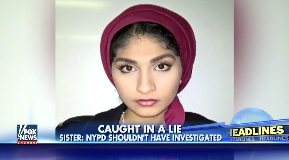 The sister of Muslim woman behind Trump hate crime hoax lashes out at NYPD