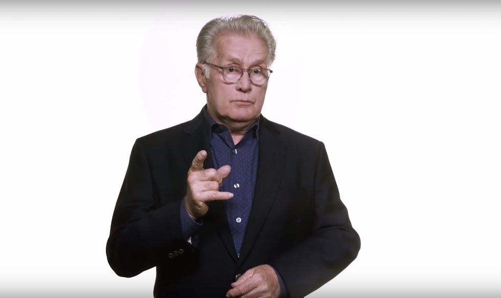 Martin Sheen begs Electoral College member 'Mr. McMillan' to dump Trump. There's just one problem.