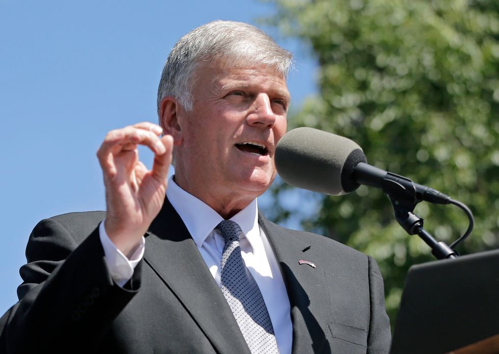 Franklin Graham says God interfered in the U.S. election, not Russia