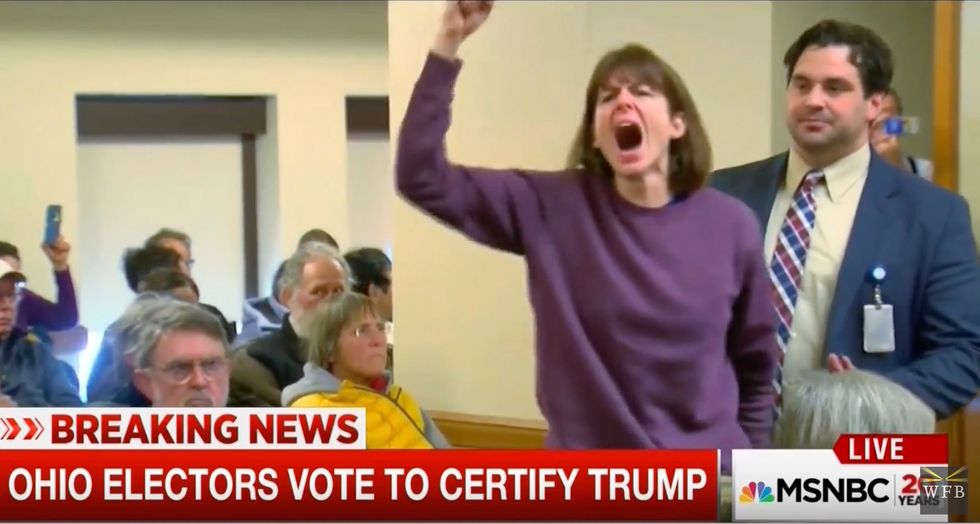 MSNBC airs liberal freak-out after electors vote for Trump