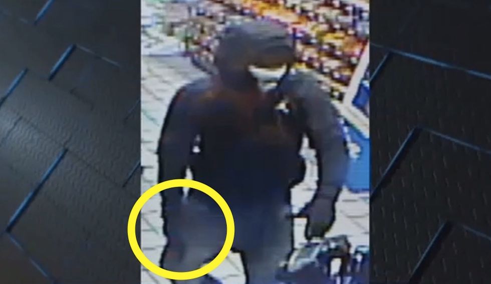 Gun-toting masked man threatens to kill people in store — but armed customer quickly turns the tables