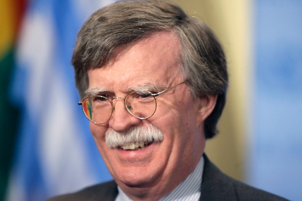 John Bolton jabs at the 'totally unbiased mainstream media' over Trump snub