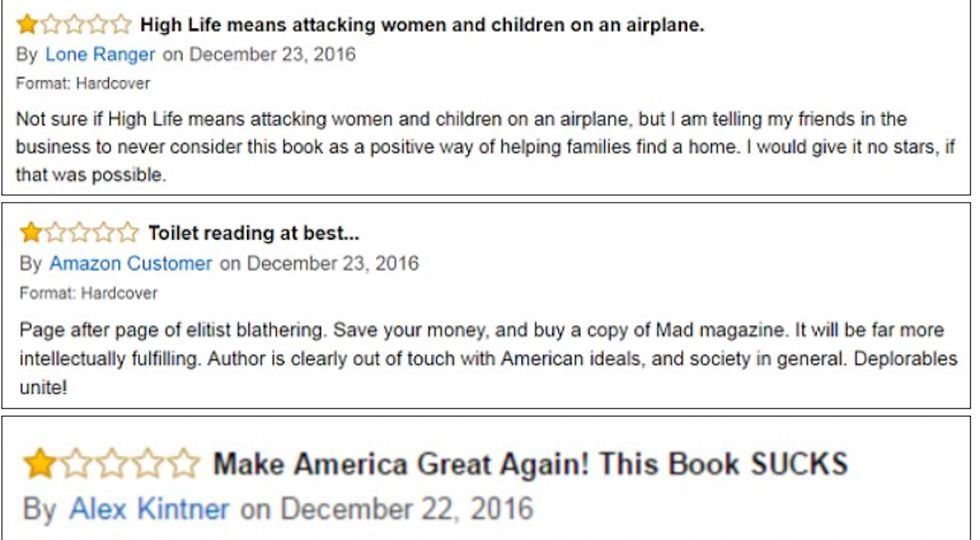 Ivanka Trump airplane harasser bombarded with bad book reviews