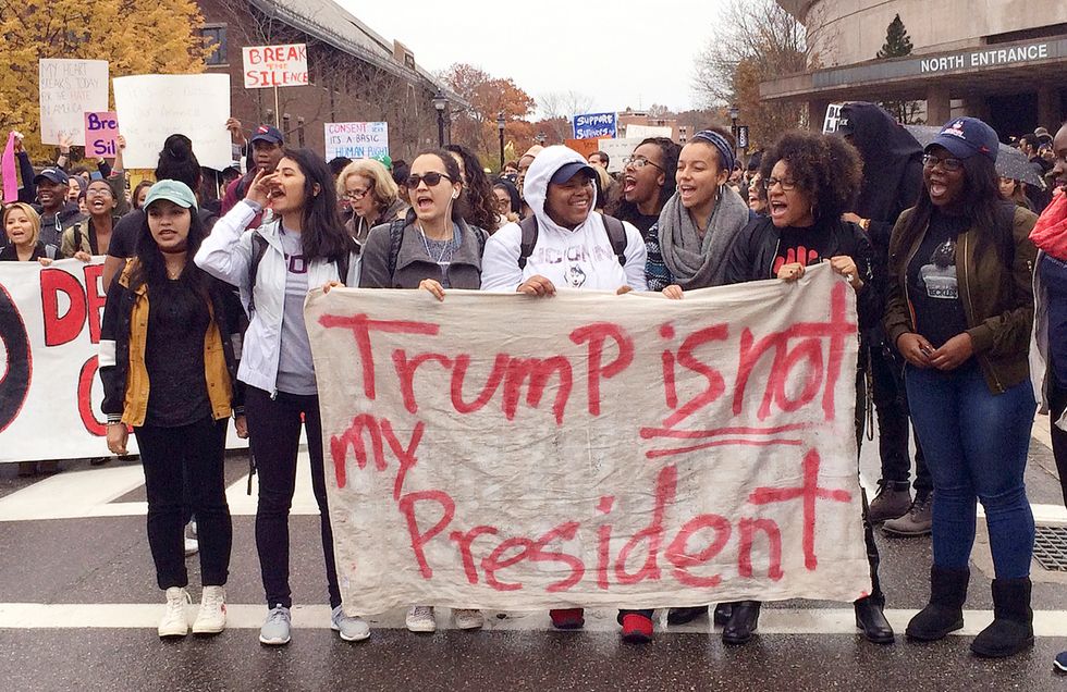 College girl who asked for a ride to Trump rally harassed out of school