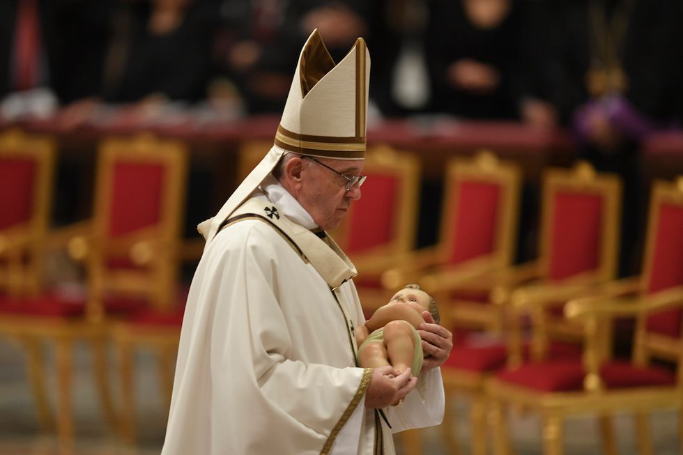 Pope Francis condemns abortion, terrorism in Christmas message