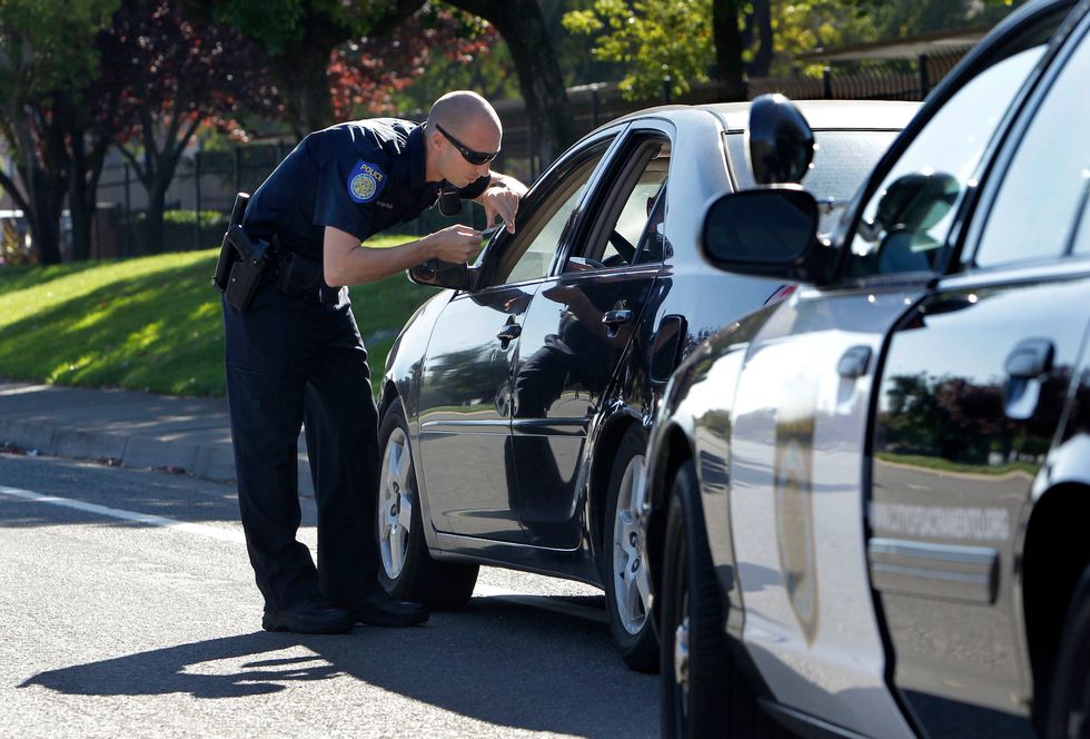 California police arrest a man for driving under the influence of caffeine