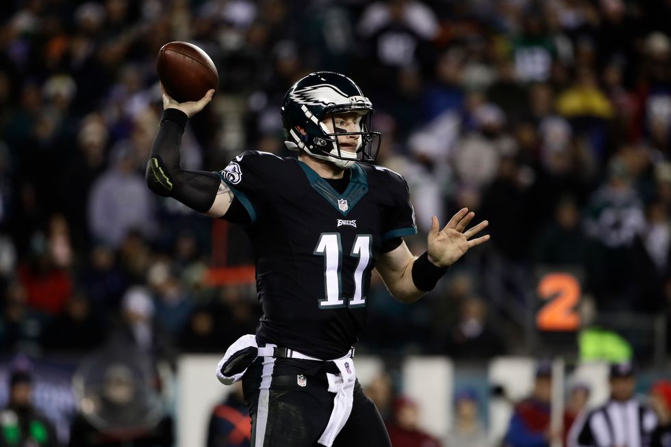 Anti-gun activists won't be happy about Eagles QB Carson Wentz's Christmas gift to his offensive line