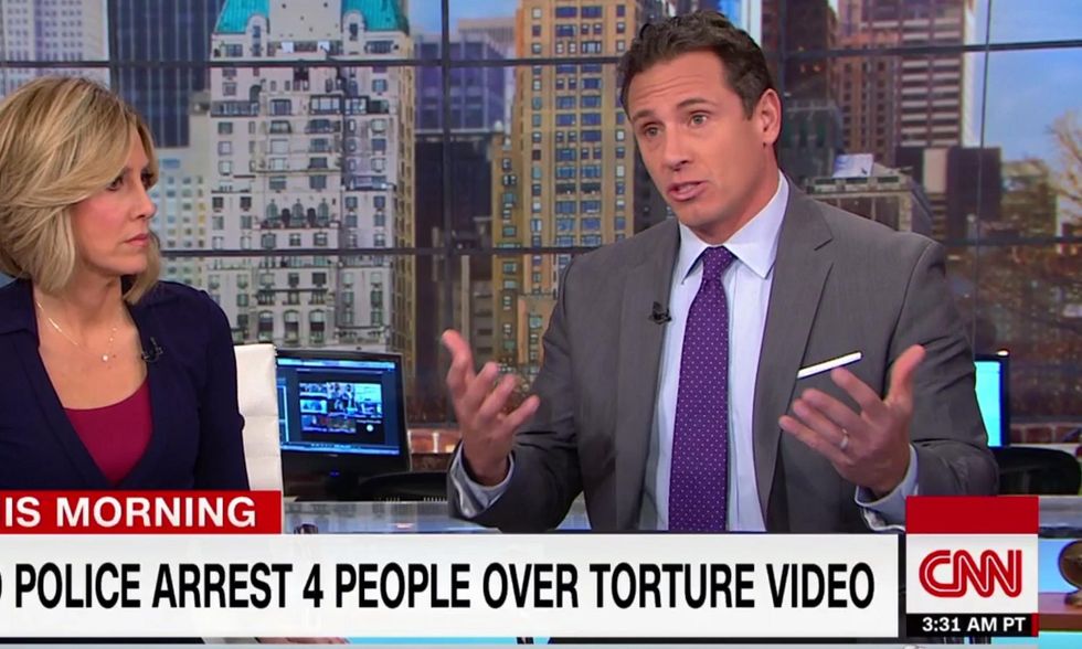 CNN's Chris Cuomo wishes they didn't have to show Chicago torture video on-air