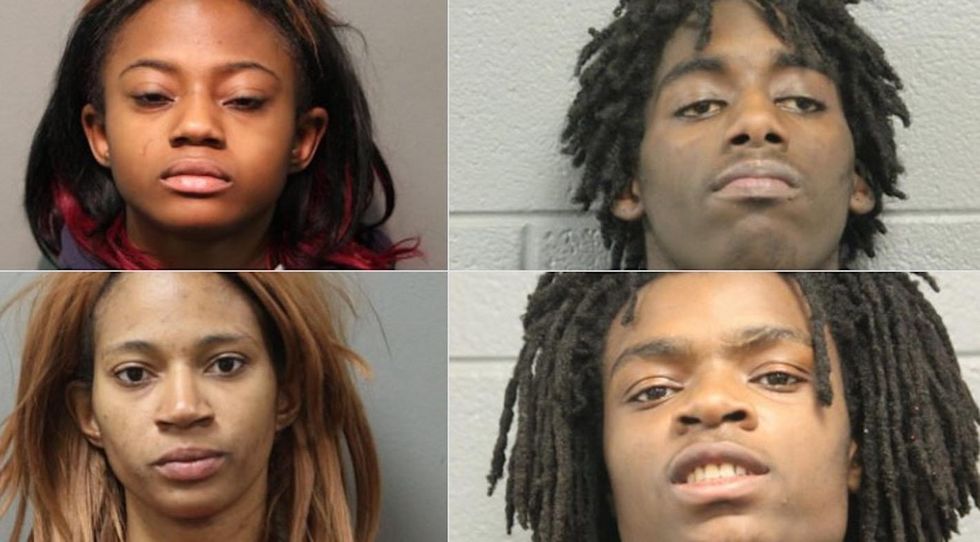 Hate-crime charges filed against four black adults in attack on mentally disabled white man