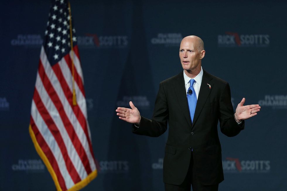 Liberals are outraged at Gov. Rick Scott for calling Trump instead of Obama after Florida shooting