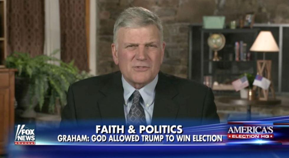 Franklin Graham: Trump's win was the result of God answering prayers