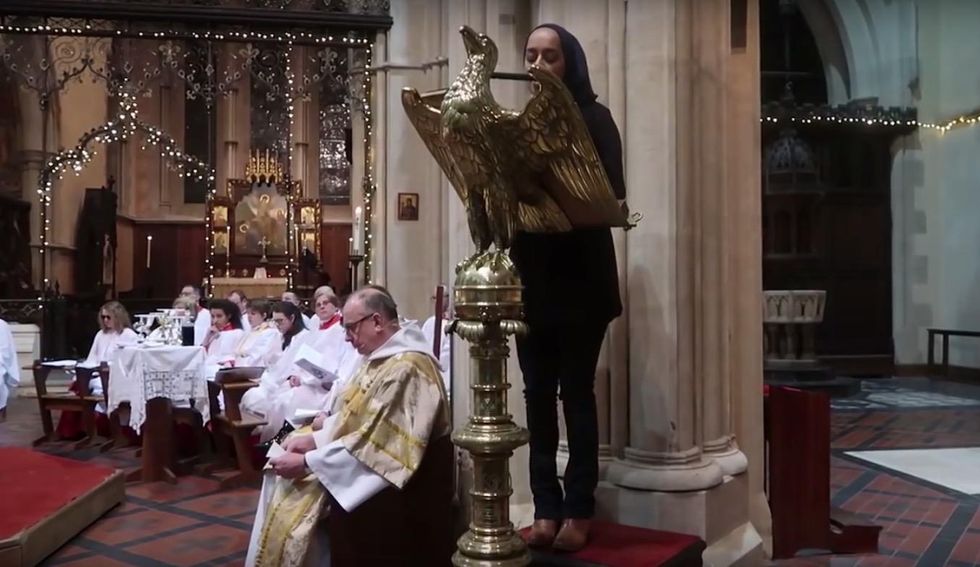 Muslim in cathedral reportedly recites Quran verse that Christ isn't God's son — and folks are upset