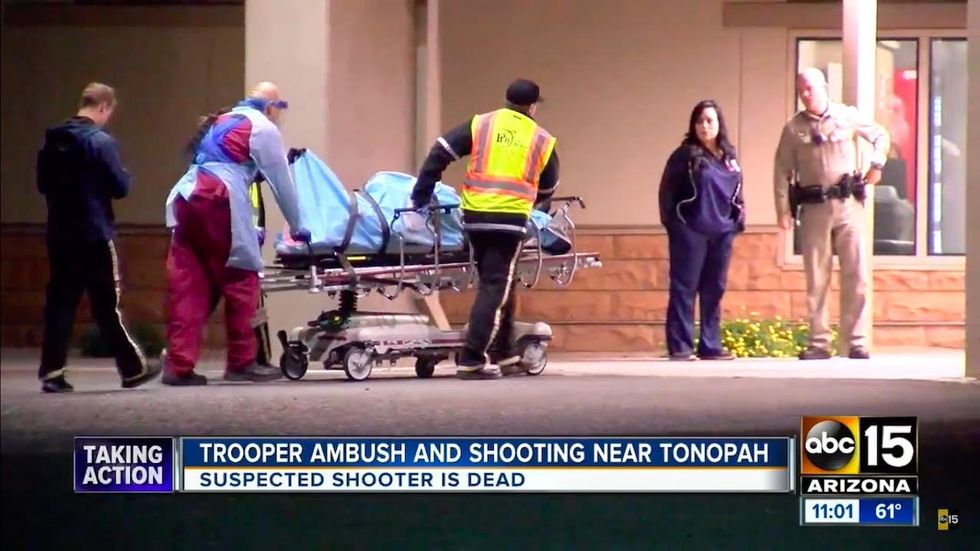 Gun-wielding good Samaritan saves Arizona trooper caught in deadly 'ambush