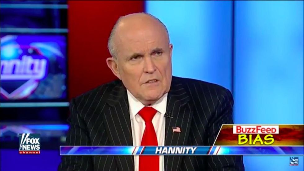 Giuliani champions Trump as free-press hero one day after CNN dustup