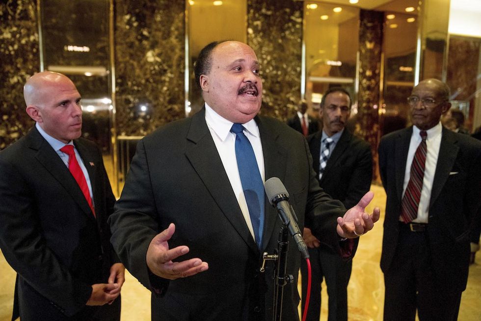 MLK’s son calls meeting with Trump ‘constructive’