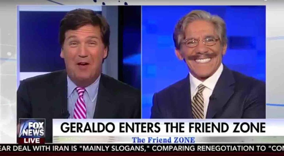I'm not getting involved in that': Tucker Carlson avoids Geraldo Rivera's dig at Megyn Kelly