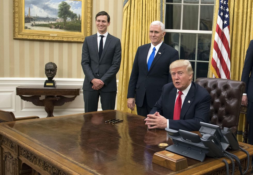 President Trump has already reinstalled the bust of Winston Churchill in the Oval Office