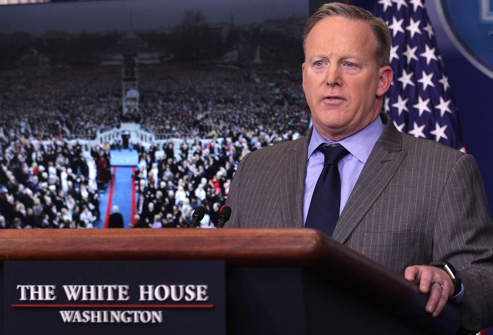 PolitiFact fact checks Sean Spicer's first press conference — and the outcome is very predictable