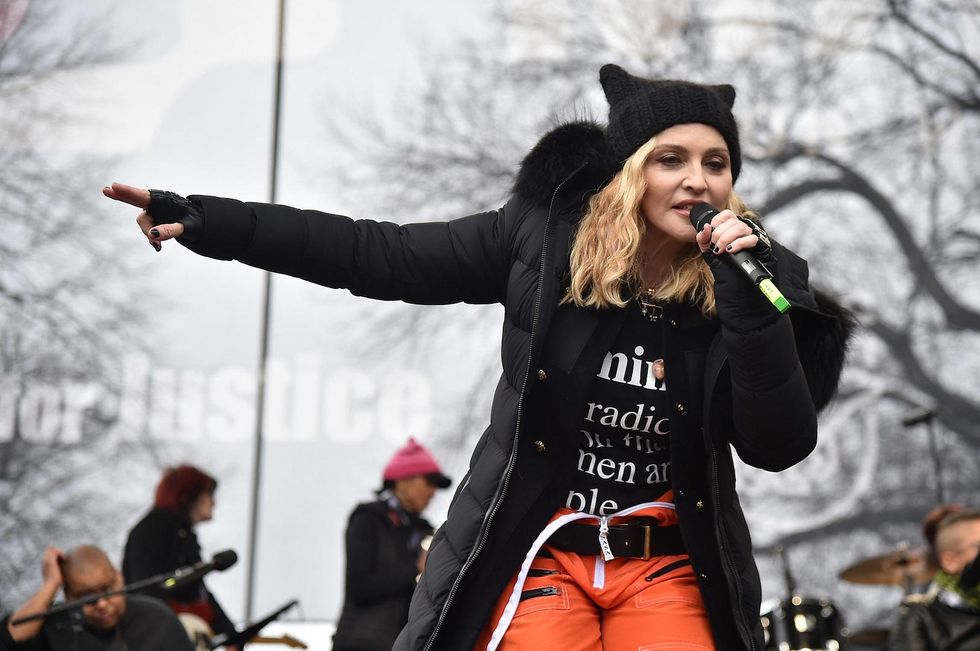 Madonna's mouth gets the attention of Secret Service
