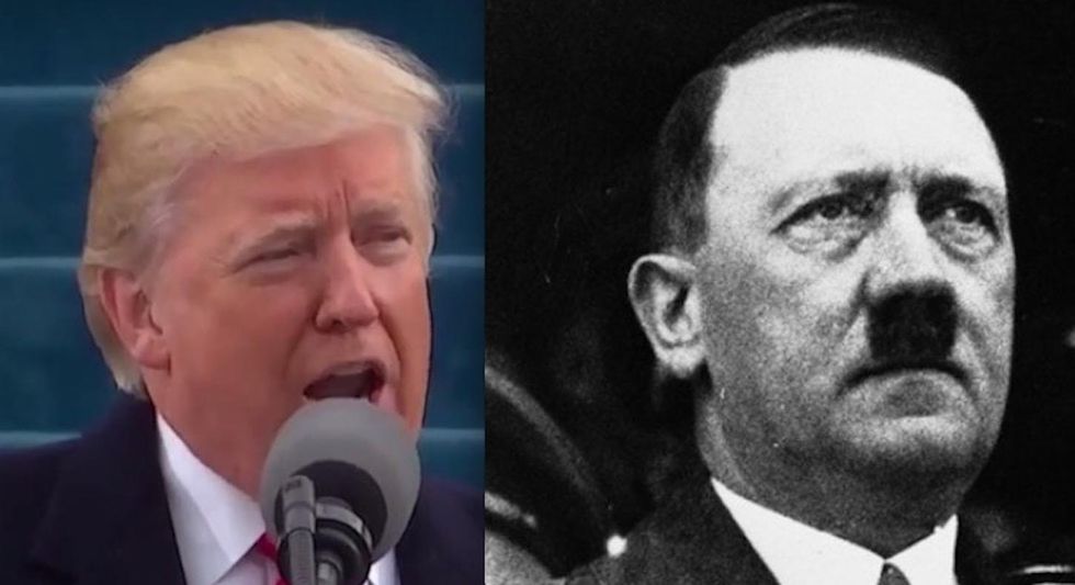 Trump-Hitler comparisons continue after Inauguration Day — but experts call such notions unfounded