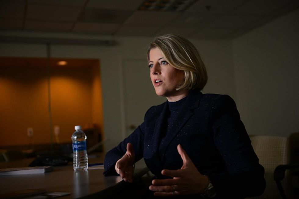 GOP names another woman to top post