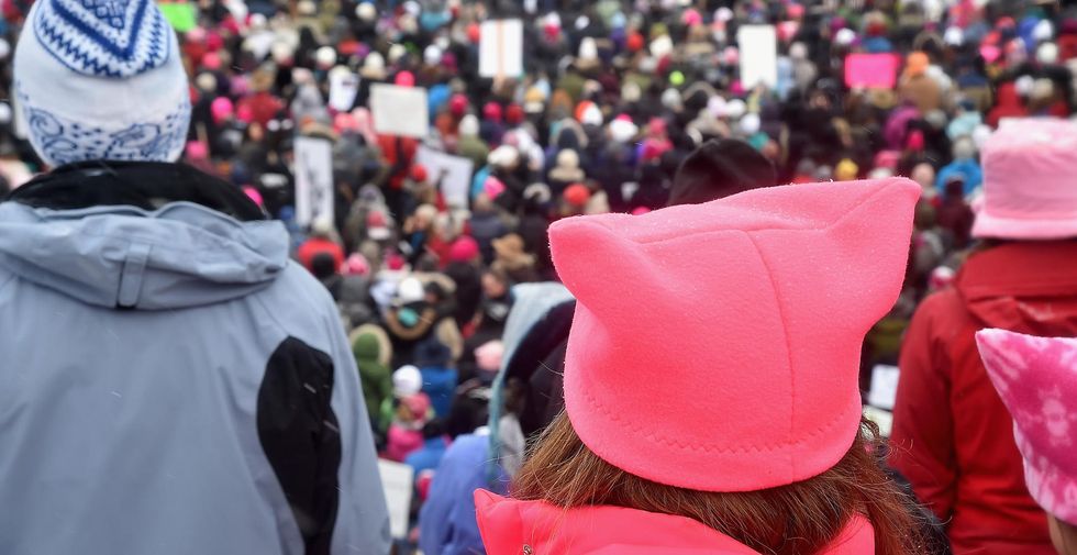 Trans community: Women's March protesters' focus on female genitalia was 'oppressive
