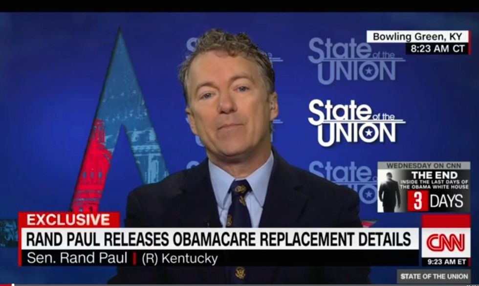 Rand Paul pushes GOP to act on Obamacare by unveiling a replacement plan