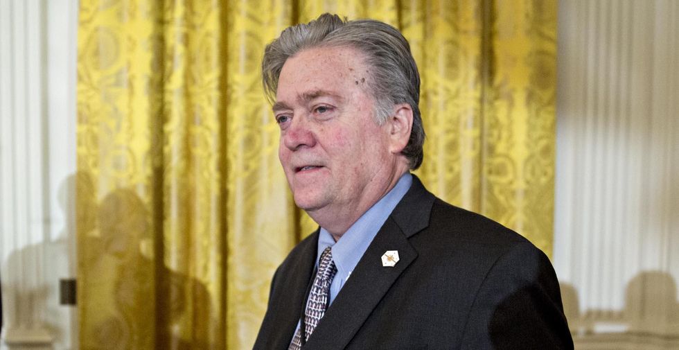 Senior White House adviser Steve Bannon tells media to ‘keep its mouth shut and just listen\