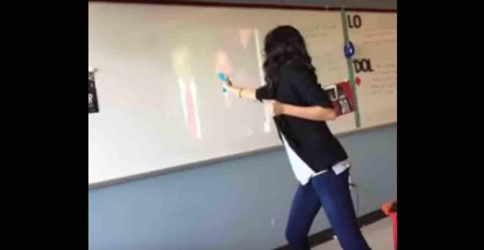 Dallas school district suspends teacher for video of her 'shooting' Trump