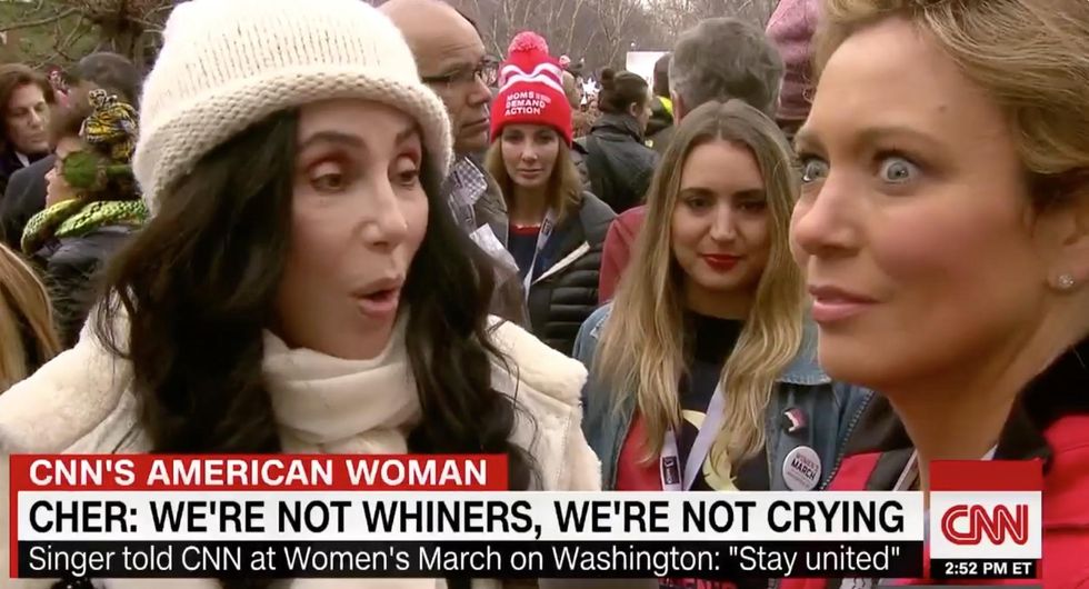 You're gonna see a hell like you never dreamt' - Cher is terrified by Trump