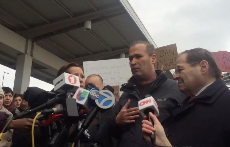 Iraqi refugee who worked as US Army interpreter released from detention at NYC airport