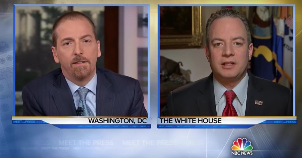 Watch: Reince Priebus shuts down NBC 'Meet the Press' host during contentious interview