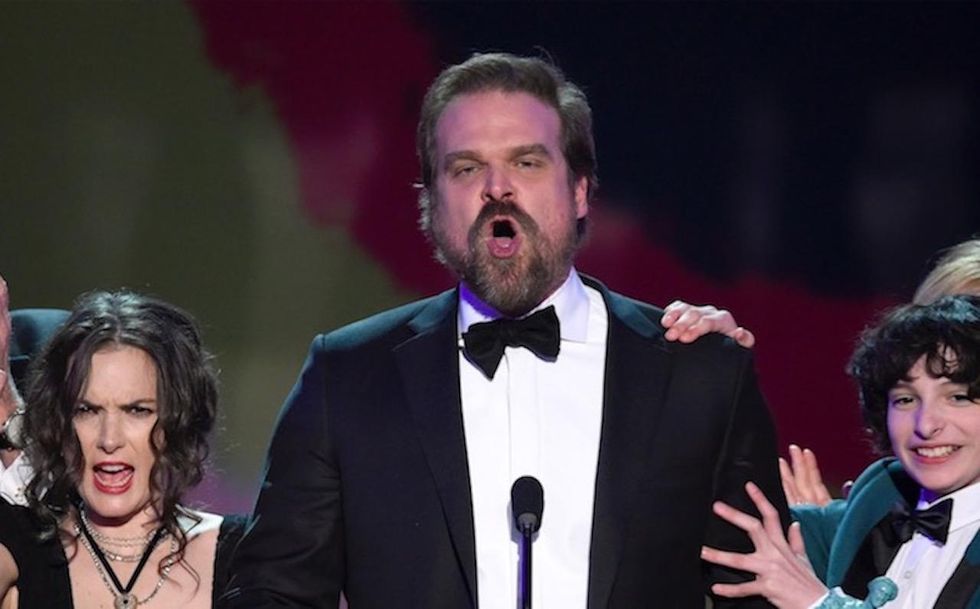 Actor's fiery anti-Trump speech riles up crowd: 'We will ... punch some people in the face!