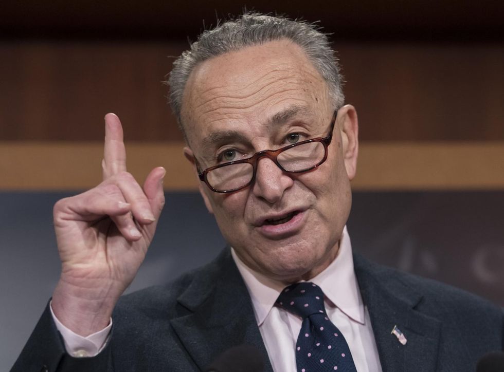 Trump defends travel EO; mocks ‘tears of Senator Schumer’