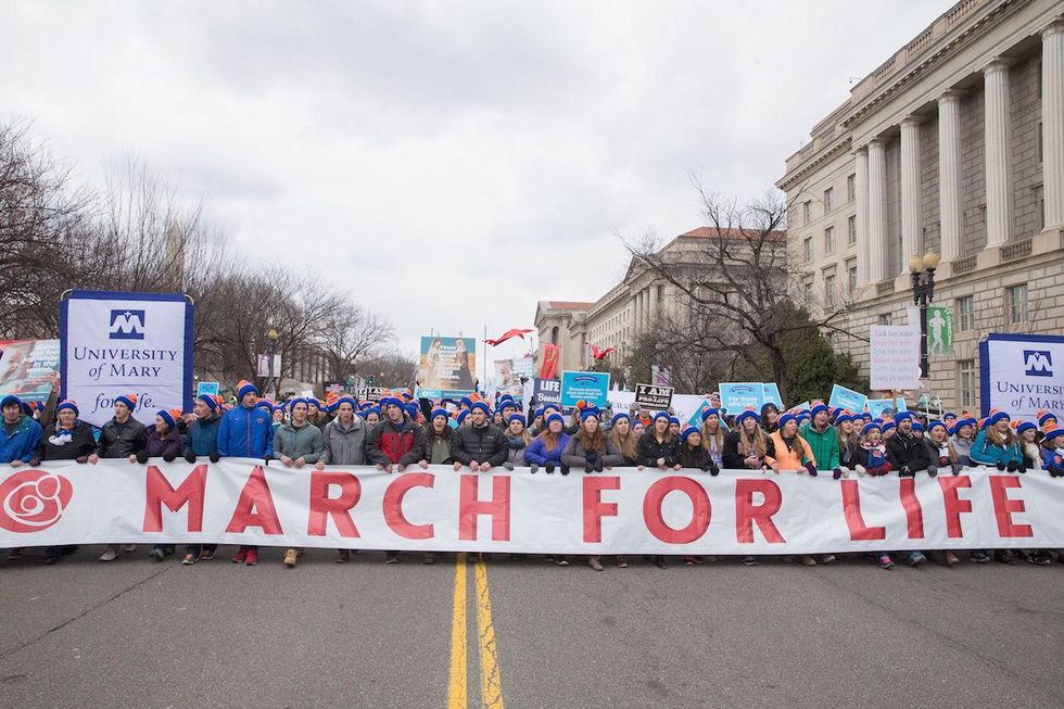 These students traveled over 1,500 miles to lead the March for Life