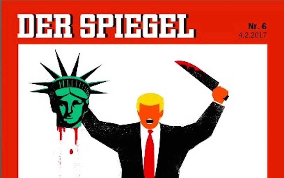 German magazine Der Spiegel's shocking anti-Trump cover sparks instant controversy