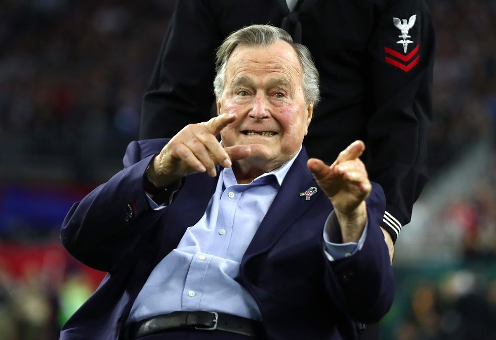Watch: George H.W. Bush gives America very touching moment at Super Bowl before game even begins