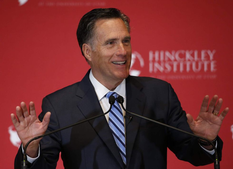 Mitt Romney is thinking about running for Senate in 2018